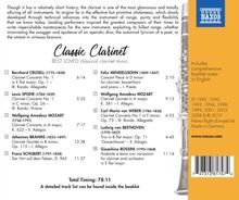 Classic Clarinet, CD