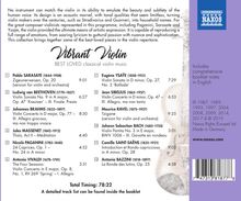 Vibrant Violin - Best Loved Classical Violin Music, CD