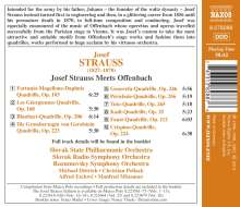 Josef Strauss (1827-1870): Josef Strauss meets Offenbach, CD