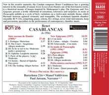 Benet Casablancas (geb. 1956): 7 Szenen aus Hamlet (1989), CD
