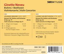 Ginette Neveu - Beethoven / Brahms, 2 CDs