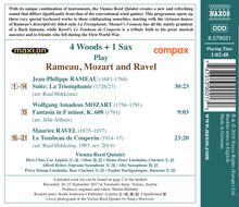 Vienna Reed Quintet - 4 Woods + 1 Sax Play Rameau,Mozart and Ravel, CD