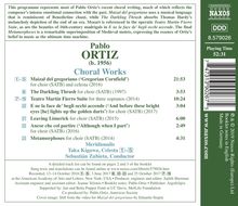 Pablo Ortiz (geb. 1956): Chorwerke, CD
