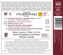 Romuald Twardowski (geb. 1930): Violinkonzert, CD