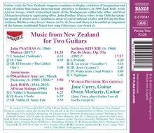 Jane Curry &amp; Owen Moriarty - Music from New Zealand for Two Guitars, CD