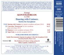 George Kontogiorgos (geb. 1945): Kammermusik für Saxophon "Dancing with Centaurs", CD
