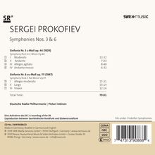 Serge Prokofieff (1891-1953): Symphonien Nr.3 &amp; 6, CD