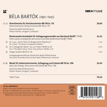 Bela Bartok (1881-1945): Divertimento für Streicher Sz.113, CD