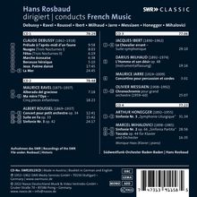 Hans Rosbaud conducts French Music, 4 CDs