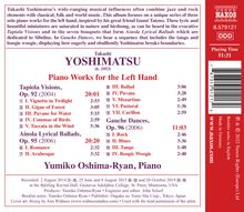 Takashi Yoshimatsu (geb. 1953): Klavierwerke für die linke Hand, CD