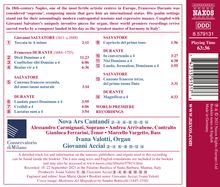 Francesco Durante (1684-1755): Geistliche Chorwerke "Psalms / Magnificat", CD