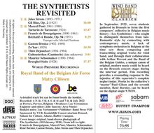 Royal Symphonic Band of Belgian Air Force - The Synthetists Revisited, CD