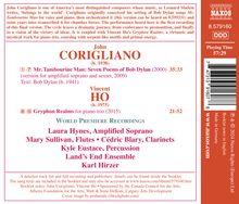 John Corigliano (geb. 1938): Mr.Tambourine Man - 7 Poems of Bob Dylan für Sopran &amp; Sextett, CD