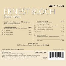 Ernest Bloch (1880-1959): Concerto Symphonique für Klavier &amp; Orchester, CD