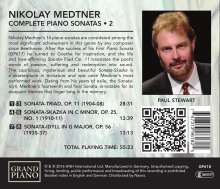 Nikolai Medtner (1880-1951): Sämtliche Klaviersonaten Vol.2, CD