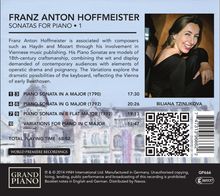 Franz Anton Hoffmeister (1754-1812): Klaviersonaten Vol.1, CD