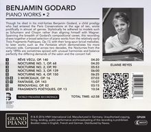 Benjamin Godard (1849-1895): Klavierwerke Vol.2, CD