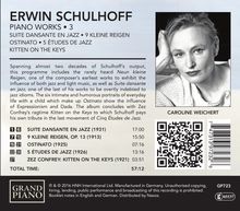 Erwin Schulhoff (1894-1942): Klavierwerke Vol.3, CD