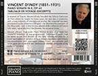 Vincent d'Indy (1851-1931): Klaviersonate op.63, CD