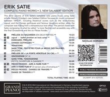 Erik Satie (1866-1925): Sämtliche Klavierwerke Vol.3, CD