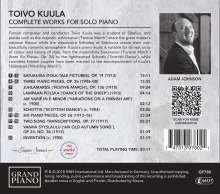 Toivo Kuula (1883-1918): Sämtliche Klavierwerke, CD