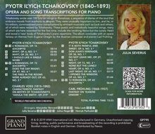 Peter Iljitsch Tschaikowsky (1840-1893): Opern- und Liedtranskriptionen für Klavier, CD