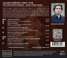 Claude Debussy (1862-1918): Klavierwerke "The Unknown Debussy", CD