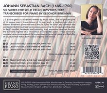 Johann Sebastian Bach (1685-1750): Cellosuiten BWV 1007-1012 arrangiert für Klavier, 2 CDs