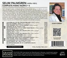 Selim Palmgren (1878-1951): Sämtliche Klavierwerke Vol.6, CD