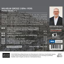 Wilhelm Grosz (1894-1939): Klavierwerke Vol.1, CD