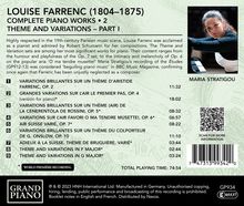 Louise Farrenc (1804-1875): Sämtliche Klavierwerke Vol.2, CD
