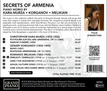 Yulia Ayrapetyan - Secrets of Armenia, CD
