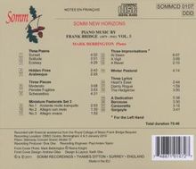 Frank Bridge (1879-1941): Klavierwerke Vol.3, CD