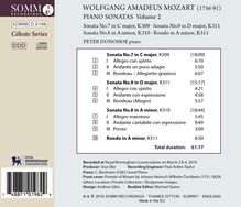 Wolfgang Amadeus Mozart (1756-1791): Klaviersonaten Vol.2, CD
