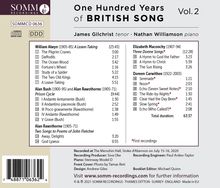 James Gilchrist - One Hundred Years of British Song Vol.2, CD
