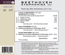 Ludwig van Beethoven (1770-1827): Symphonien für Klavier 4-händig Vol.2, CD