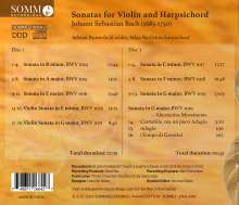 Johann Sebastian Bach (1685-1750): Sonaten für Violine &amp; Cembalo BWV 1014-1019,1021-1023, 2 CDs