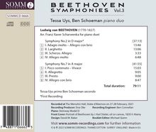 Ludwig van Beethoven (1770-1827): Symphonien für Klavier 4-händig Vol.3, CD