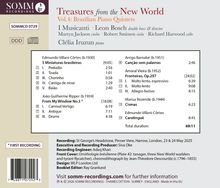 "Treasures from the New World, Vol.4: Brazilian Piano Quintets, I Musicianti, Leon Bosch, Clélia Iruzun."