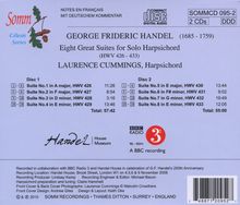 Georg Friedrich Händel (1685-1759): Cembalosuiten (1720) Nr.1-8 (HWV 426-433), 2 CDs