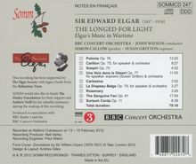 Edward Elgar (1857-1934): The "Longed-for Light" - Elgar's Music in Wartime, CD