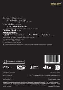 Amadeus Quartett mit William Pleeth, DVD