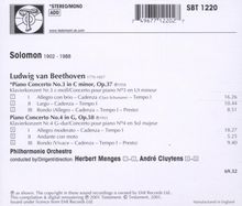 Ludwig van Beethoven (1770-1827): Klavierkonzerte Nr.3 &amp; 4, CD