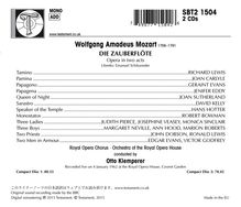 Wolfgang Amadeus Mozart (1756-1791): Die Zauberflöte, 2 CDs