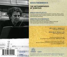 Mikis Theodorakis (1925-2021): The Metamorphosis of Dionysus, 2 CDs