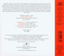Noriko Hisada (geb. 1963): Kammermusik "Prognostication", CD