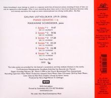 Galina Ustvolskaya (1919-2007): Klaviersonaten Nr.1-6, CD