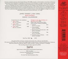 James Tenney (1934-2006): Kammermusik mit Kontrabass "Bass Works", CD