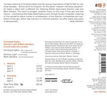 Christoph Gallio: Live at Cafe Oto London, CD