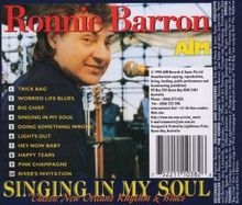 Ronnie Barron: Singing In My Soul, CD